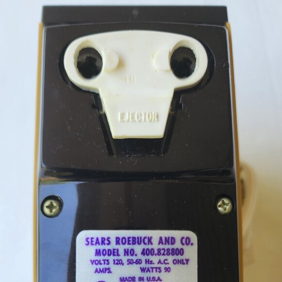 Vintage Sears Hand Mixer 5 Speeds Model 34 82892 Harvest Gold Original Open Box - Picture 9 of 16